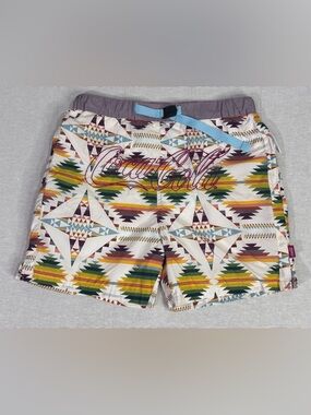 KITH Coca Cola Pendleton Swim Shorts Tribal Print Mesh Lined Size S
